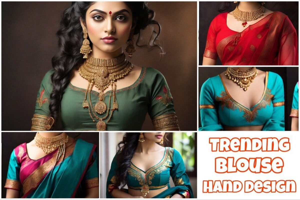 Trending blouse hand designs